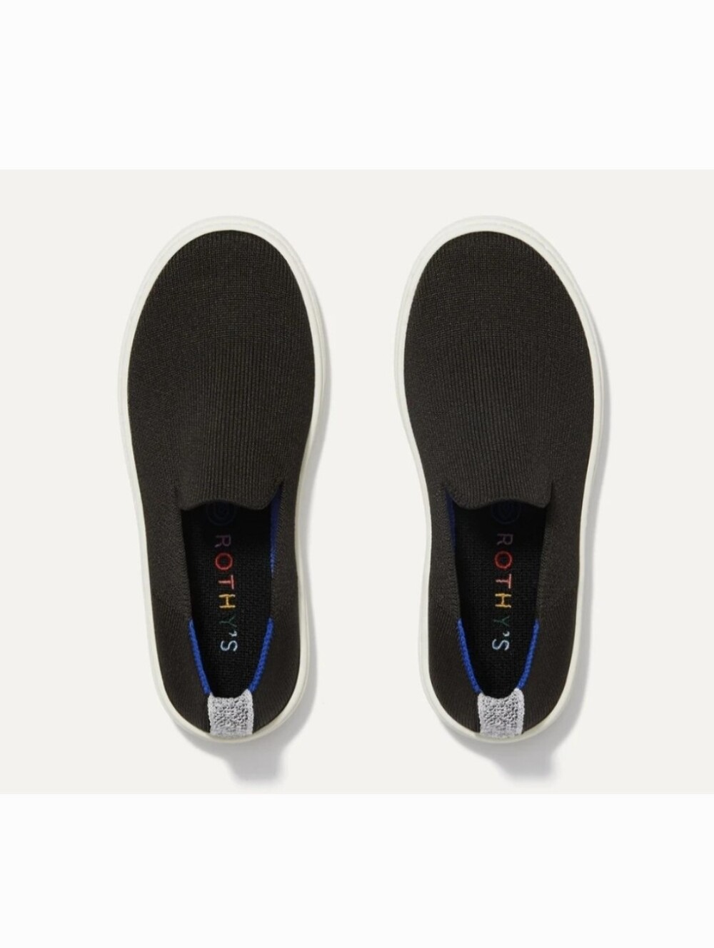 Rothy's The Kids Sneaker In Black Size 4